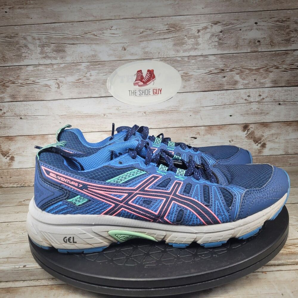 Asics Gel Venture 7 Women's Size 7.5 Blue Athletic Running Shoes